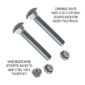 Carriage bolts and Whiz Nuts 2- Pack Kit