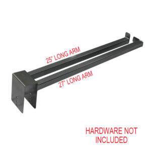 Double Arm Tool Holder - 27" and 25" Arm with Label Tab