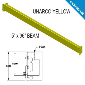 5" x 96" Beam with 6" Interchangeable Connector