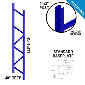 48" x 144" Upright Deal